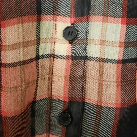 Band of Gypsies Sheer Button Down XS - Picture 5 of 5